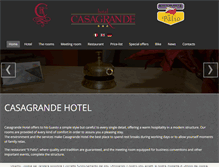 Tablet Screenshot of hotelcasagrande.it